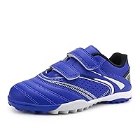 Kids Athletic Indoor Soccer Cleats Boys Girls Comfortable Football Shoes