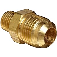 Anderson Metals - 54048-0602 Brass Tube Fitting, Half-Union, 3/8