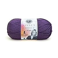 Lion Brand Yarn (1 Skein) Vanna's Choice Yarn, Purple
