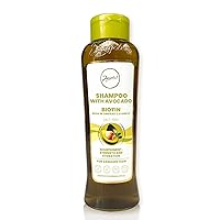 Anyeluz Avocado Moisturizing Shampoo | Enriched with Omega 3, 6, 9, and Biotin | Repairs and Protects Damaged Hair Fibers | Enhances Hair Shine and Guards Against Sun Damage