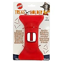 SPOT Treat Holder- Safety Device Bully Stick Holder & Yak Cheese Holder for Large Dogs, to Help Prevent Choking, 6.5 inch