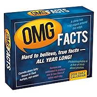OMG Facts 2024 Boxed Daily Desk Calendar: Hard to Believe, True Facts — All Year Long!
