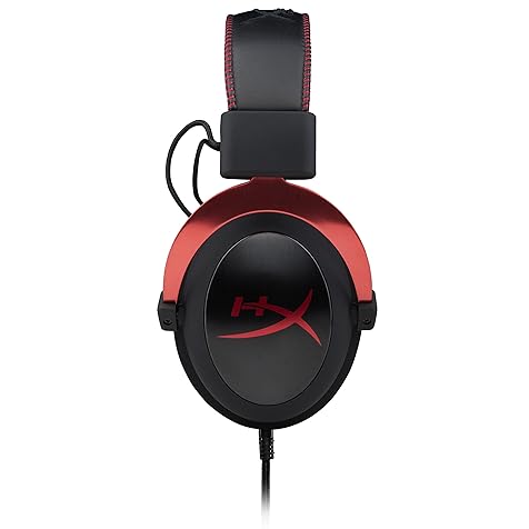 Cloud II - Gaming Headset, 7.1 Surround Sound, Memory Foam Ear Pads, Durable Aluminum Frame, Detachable Microphone, Works with PC, PS5, PS4, Xbox Series X|S, Xbox One – Red