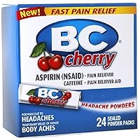 Headache Powders, Cherry 24 ea (Pack of 7)