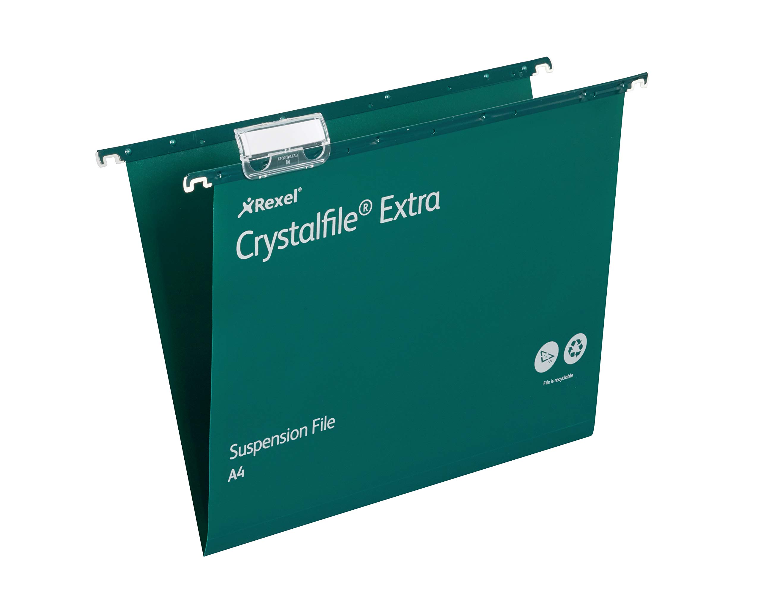 CRYSTALFILE Extra A4 Green PK25 70634