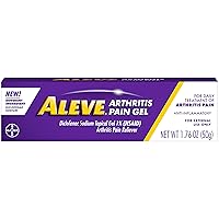 Aleve Arthritis Gel, Diclofenac Sodium Gel 1% (NSAID) for Topical Arthritis Pain Relief Tube, 1.76 Oz