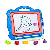 Magnetic Drawing Board Toys for 1-2 Year Old Girls, Large Erasable Sketch Pad with Pen for Toddler Educational Learning Toys Kid Christmas Birthday Gift Art Toy, Baby Toddlers Party Travel