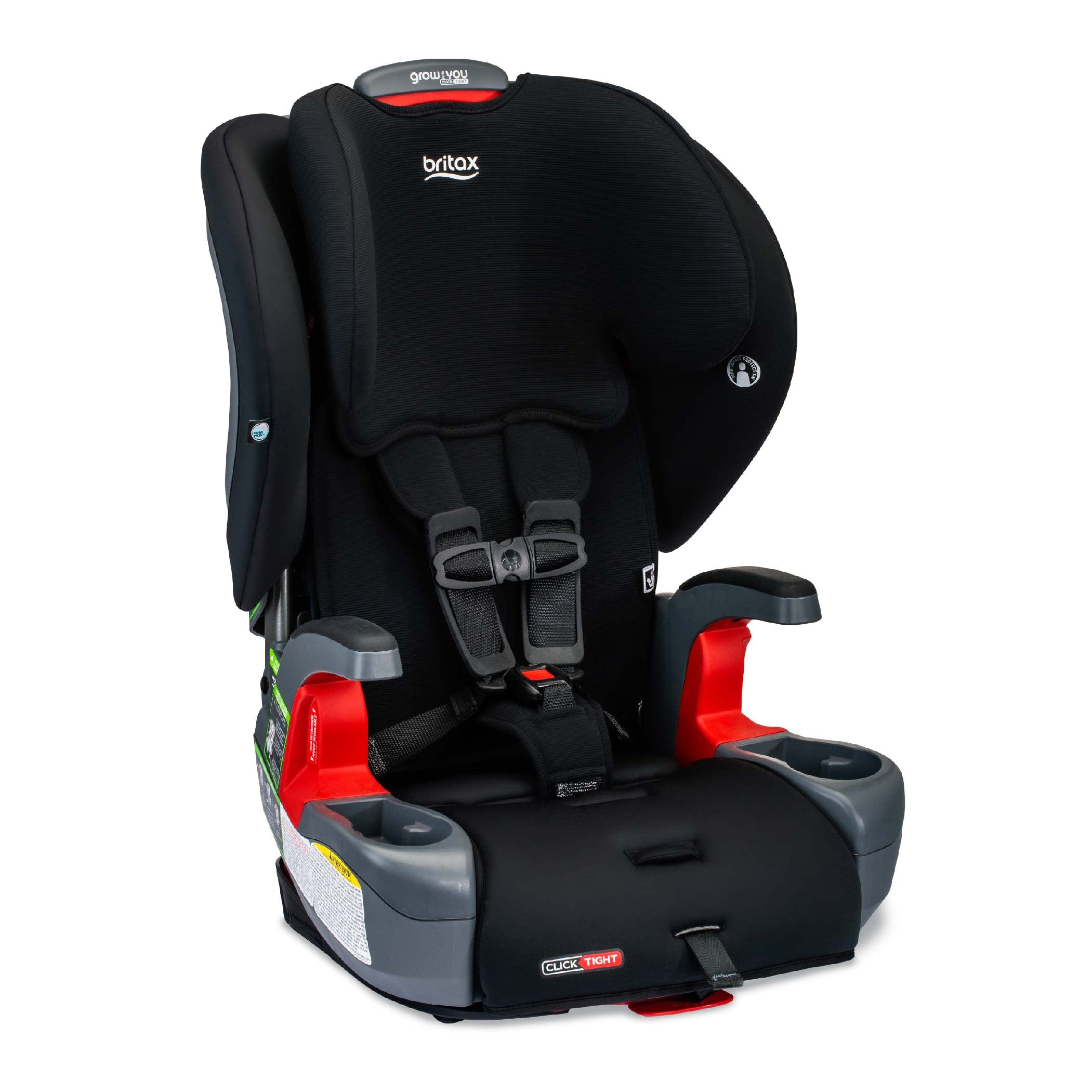 Britax Grow with You ClickTight Harness-to-Booster, Black Contour SafeWash