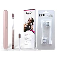 Go Plus Sonic Toothbrushes + Bonus Pack for Adults w/Electric Toothbrush Case - Electric Toothbrush for Adults & Kids