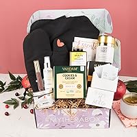 Essentials Self Care Box - Relaxation Gift Set for Women with 8 Wellness and Self-Care Products - Spa Gift Baskets for Women - Birthday Gifts for women
