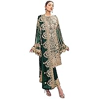 Beautiful Reception Wear Pakistani Designer Shalwar Kameez Pant Dress Indian Churidar Salwar Suits