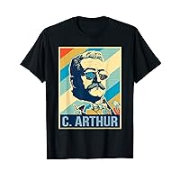 4th Of July Chester Arthur President Retro Patriotic T-Shirt