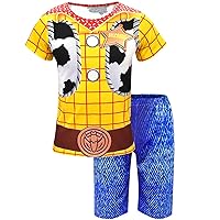 Dressy Daisy Cowboy Costume Halloween Christmas Birthday Parties Role Play 2 Pieces Set Jumpsuit for Boys Outfit