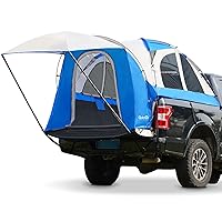 Quictent Pickup Truck Tent for 5.5-5.8'/6.0-6.3'/6.4-6.7'/8.0-8.2'/5.0-5.2' Bed, Waterproof PU2000mm 2-Person Sleeping Capacity Truck Bed Tent with Removable Awning, Rainfly ＆ Storage Bag Included