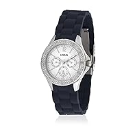 Lorus Watches Womens Analog Quartz Watch with Rubber Bracelet RYR53AX8
