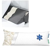 Cooling Body Pillow for Adults and Bed Wedge Pillow for Headboard