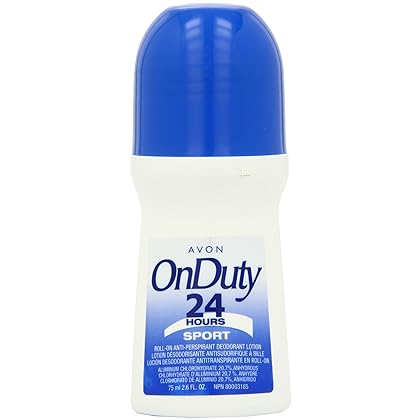 Avon On Duty 24 Hours Sport Roll-on Anti-perspirant Deodorant 2.6 oz (12-Pack)