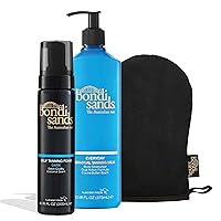 Tan + Maintain Kit | Includes Dark Self Tanning Foam, Mitt, and Everyday Gradual Tanning Milk for a Long-Lasting Tan ($49 Value)
