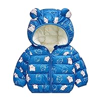 Toddler Baby Boy Girls Clothes Zipper Waterproof Hood Jacket Outwear Soft Casual Coat Cute Print Jacket