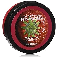 The Body Shop Strawberry Body Butter - Nourishing & Moisturizing Skincare for Normal Skin – Vegan - 1.69 Oz