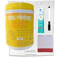 Vital Proteins Collagen Peptides Powder, Promotes Hair, Nail, Skin, Bone and Joint Health, 26.5 Ounce Lemon with Liquid I.V Hydration Strawberry Sample Pack