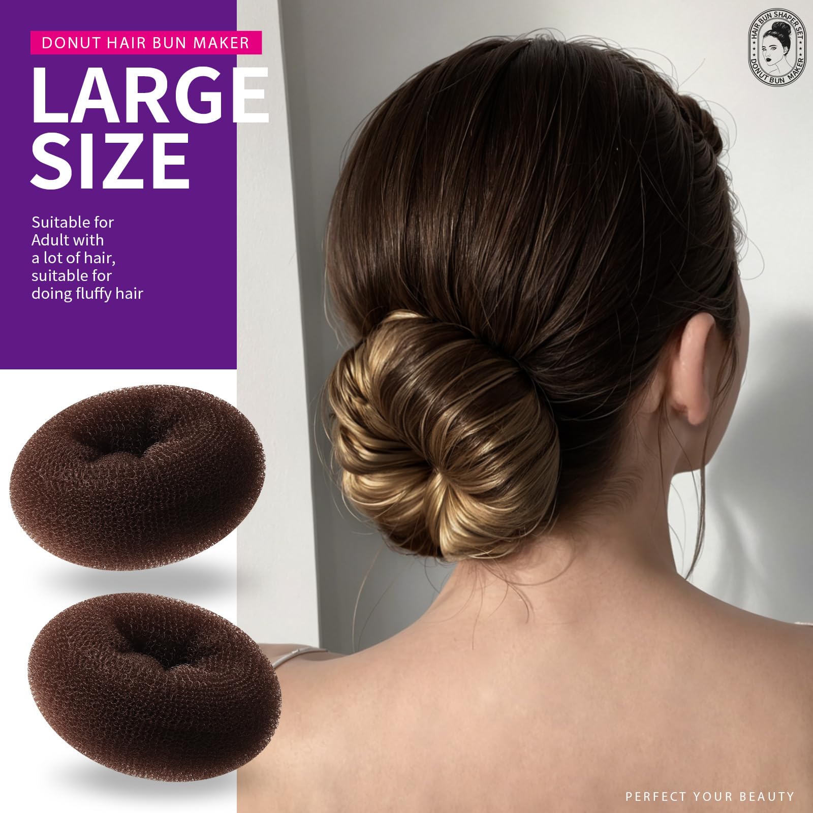 Buy Maahal Hair Bun Maker Magic Clip Twist Turn And Tie Hair Styler Sponge Donut  Maker Online @ ₹149 from ShopClues