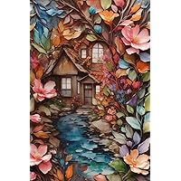 Journal Notebook Floral Home House