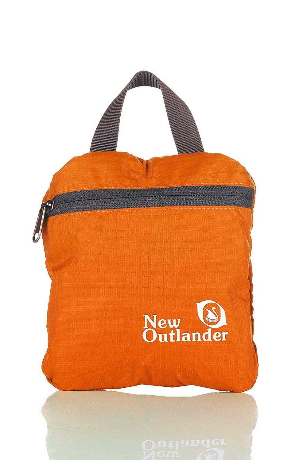 Outlander Packable Handy Lightweight Travel Hiking Backpack Daypack-Orange-L