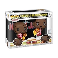 Funko Pop! NBA JAM: Rockets - Clyde Drexler and Hakeem Olajuwon 2-Pack