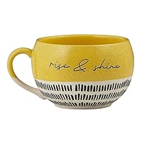 Creative Brands It Is Well Stoneware Mug, 16-Ounce, Rise & Shine