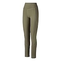 Mizuno womens High-Waisted Compression Leggings with Pockets