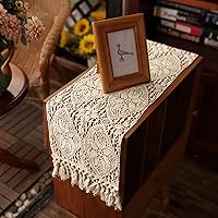 Dining Table Centerpieces Doilies for Dressers and End Table 12x47inch Table Runner Toppers Scarf Themed Decorations