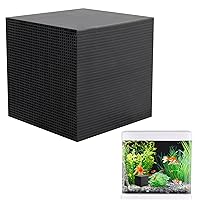 Water Trough Purifier Cube 4x4x4in Strong Filtration Aquarium Carbon Reusable Livestock Water Tank with Honeycomb Structure Fish Tank Filter