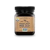 Egmont Honey Raw Manuka Honey MGO 263+ UMF 10+ 8.8oz(250g) NON-GMO, Kosher, Recycled plastic jar, Traceable 100% Pure Authentic New Zealand Honey, UMF & MGO Certified