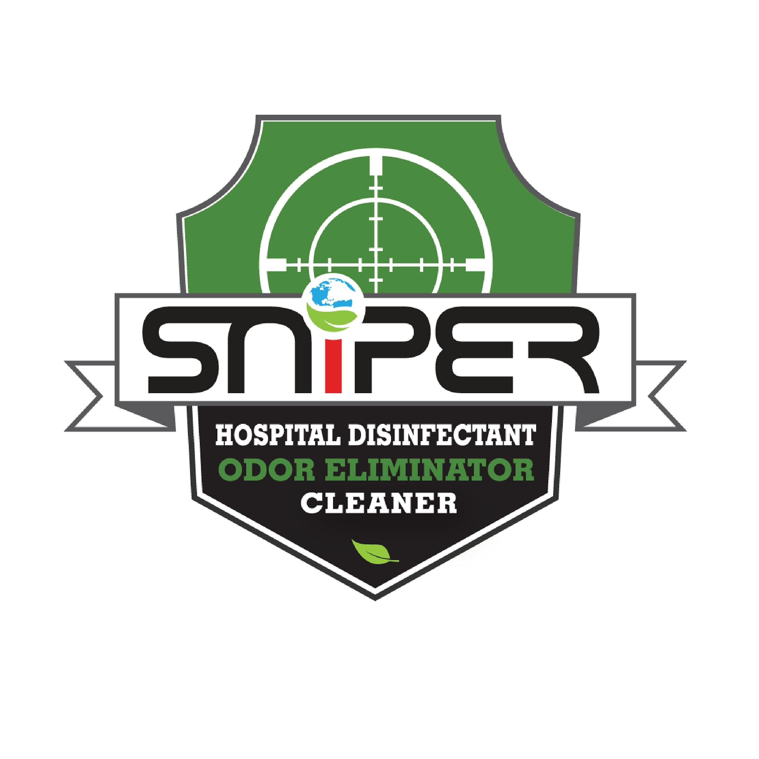 SNiPER Hospital Disinfectant, Odor Eliminator & All-Purpose Cleaner, 1 Gallon, 2-Pack