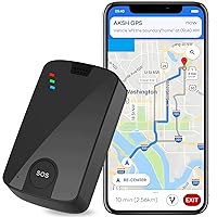 GPS Tracker for Vehicles, Magnetic GPS Tracker with Mobile Phone Dialing | Long Battery Life | Real-Time Alerts| SOS Worldwide 4G LTE Real-Time GPS Tracking Device for Cars, Fleets [SIM Card Needed]