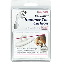 PediFix Visco-Gel Hammer Toe Cushion, Large Right 1 ea (Pack of 3)
