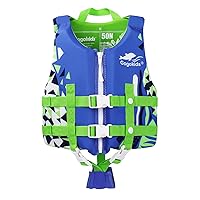 Gogokids Toddler Swim Vest, Kids Float Jacket for 20-30-40-50-60 lbs Girls and Boys, Wearable Toddler Floaties with Double Adjustable Safety Strap, for 2-9 Year Old Children