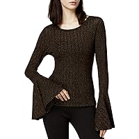 Womens Textured Knit Blouse