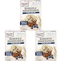 Simple Mornings Blueberry Streusel Premium Muffin Mix, 20.5 oz (Pack of 3)