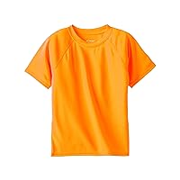Boys' Short Sleeve UPF 50+ Rashguard Swim Shirt
