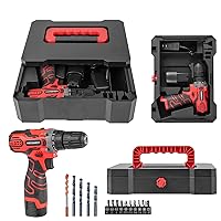 Cordless Power Drill Set, 16.8V Electric Drill Driver Kit, Cordless Power with Battery and Charger,3/8