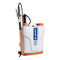 Jacto XP416 Backpack Sprayer, Professional UV Resistant Garden Pump, Perfect for Pesticide Control, Translucent White