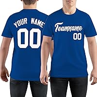 Custom Baseball T-Shirt for Men Women Youth,Short Sleeve Shirts Personalized Printed Name Number Logo