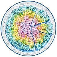 Ravensburger Circle of Colors: Rainbow Cake 500 Piece Round Jigsaw Puzzle for Adults - 17349 - Every Piece is Unique, Softclick Technology Means Pieces Fit Together Perfectly