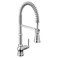 S72103 Paterson One-Handle Spring Pulldown Kitchen Faucet with Power Boost, Chrome