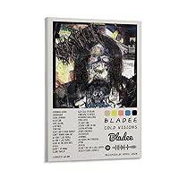 Bladee Poster Cold Visions Album Cover Posters Poster Decorative Painting Canvas Wall Art Living Room Posters Bedroom Painting 08x12inch(20x30cm)