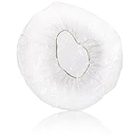 Soft N Style Processing Caps Hair Plastic Shower Cap Women Shower caps, Waterproof Bath Hat for Hotel Travel Portable Spa Salon Deep Conditioning Use, Extra Large,Disposable shower caps, 30-count