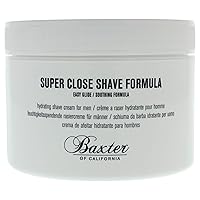 Baxter of California Super Close Shave Formula for Men | Easy Glide| Soothing Formula | Tea Tree Oil, Witch Hazel & Peppermint