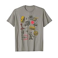 Indiana Jones Raiders Of The Lost Ark Adventure Icons T-Shirt
